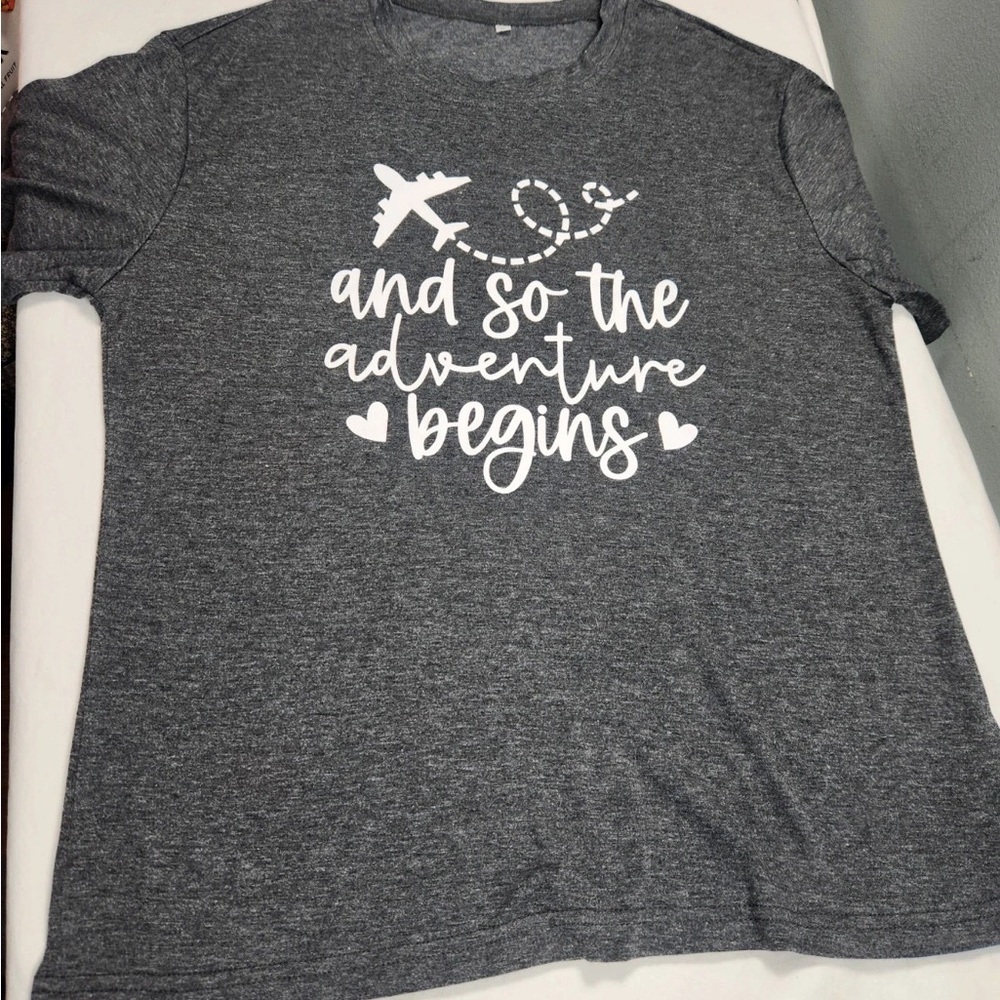 Gray Kids Adventure T-Shirt